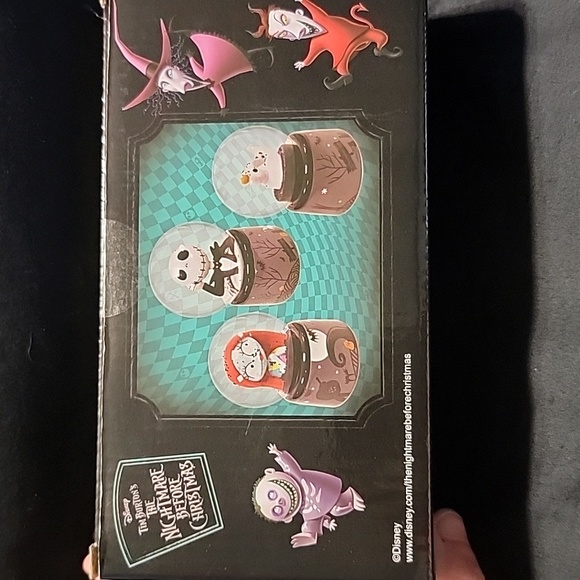 NIB Nightmare Before Christmas snowglobe 3 piece - Picture 5 of 5